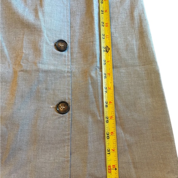 The Royal Standard Dorado Button Gray Wrap Dress - Picture 9 of 13